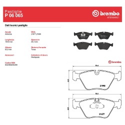 Brembo Kit Pastiglie Freno...