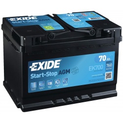 Batteria Auto Exide 70Ah...